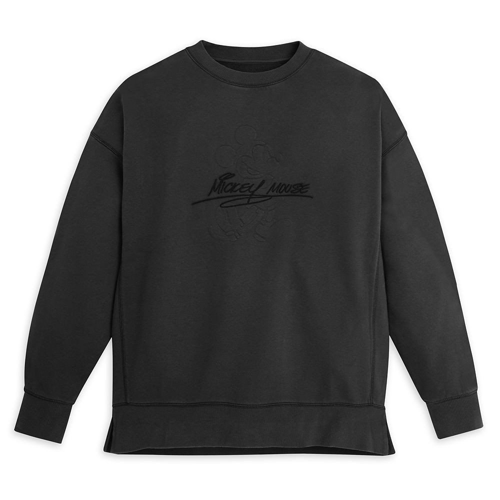 Mickey Mouse Fashion Pullover Sweatshirt for Women – Black | Disney Store | Disney Store