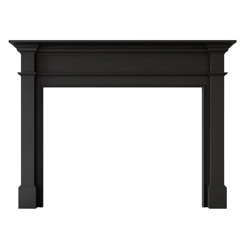 Lakeport Traditional Wood Fireplace Mantel Surround Kit Includes Wooden Mantel Surround And Shelf | Wayfair North America