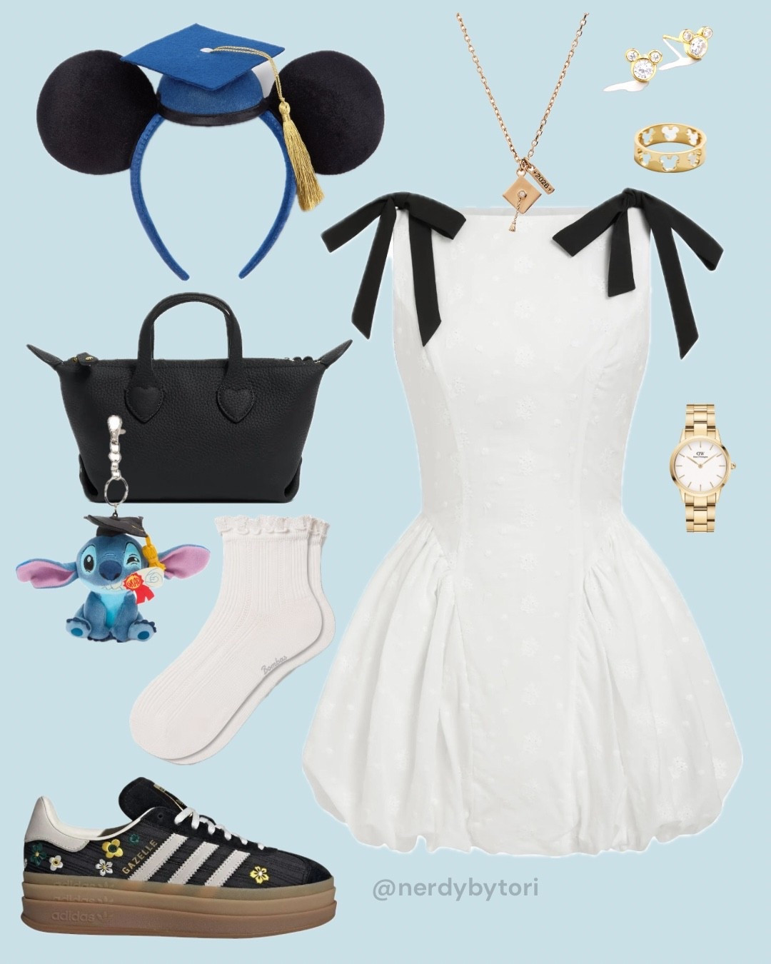 2026 Disney graduation outfit 🎓✨
Necklace: Alex and Ani
Watch: Daniel Wellington

#LTKootd