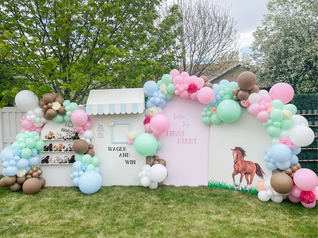 Horse Racing Balloon Garland, Horse Races Birthday Party Decorations, Party Decor, Balloon Arch K... | Etsy (US)