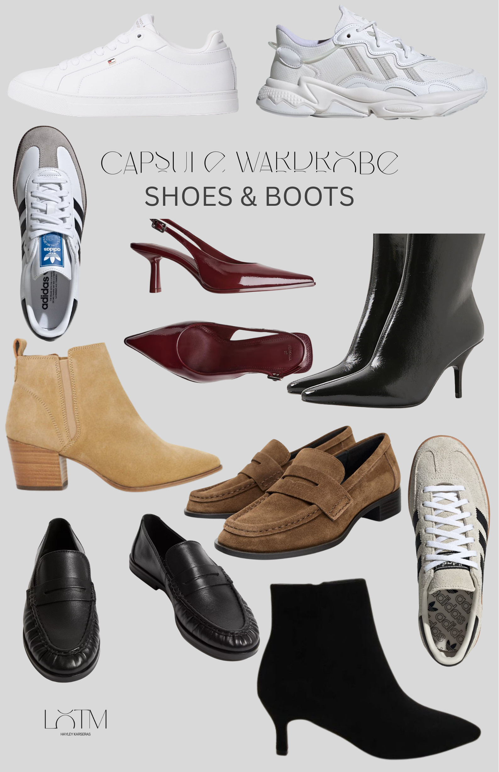 Creating a capsule wardrobe: Shoes! Heels, Boots, Classic white trainer, Loafers. The staples you NEED! 

 #LTKuk #LTKeurope #LTKstyletip