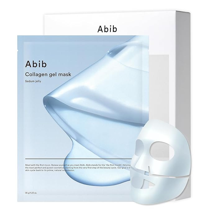 Abib Collagen Gel Mask Sedum Jelly 10 Sheets (Hydrating) I Korean Vegan Collagen, Cooling Hydrati... | Amazon (US)