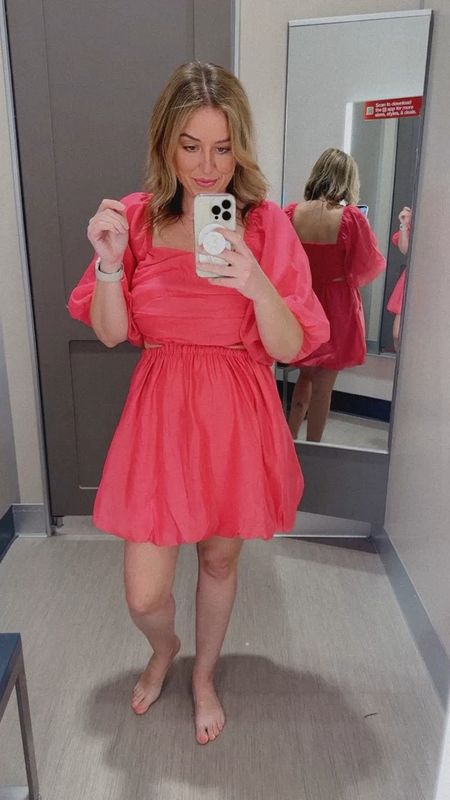 Pinks bubble dress at target with cutouts and matching mommy and me options 

#LTKSeasonal