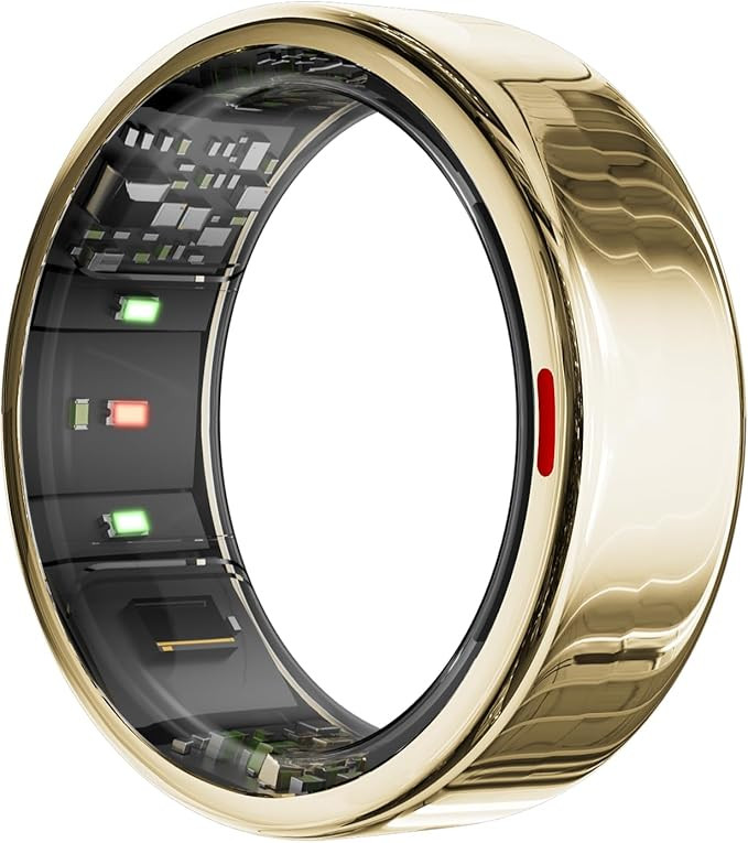 Ring Gen1, Wireless Charging Case & Sizing Kit, Activity & Sleep Tracker, Heart Rate, Blood Oxyge... | Amazon (US)