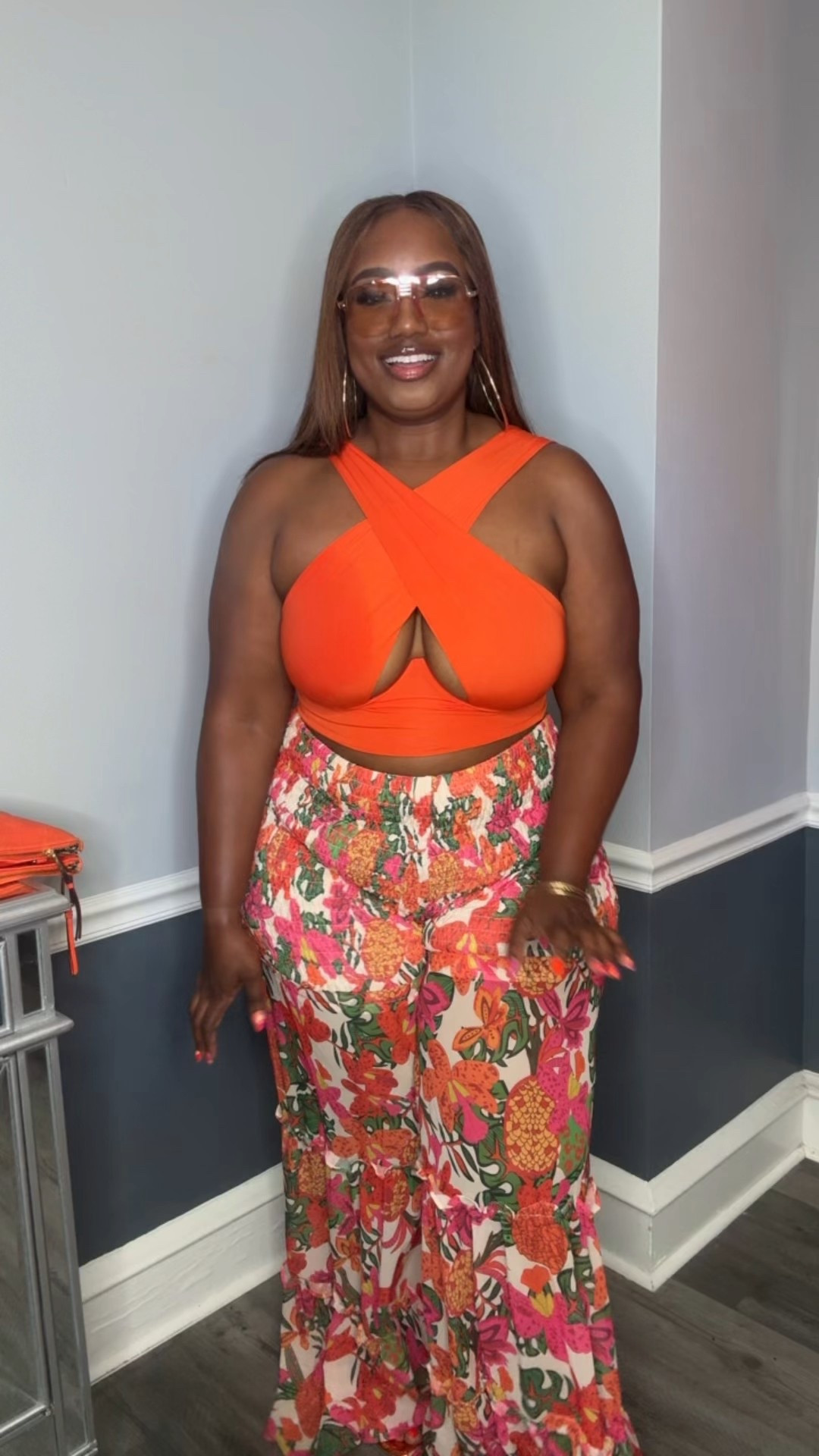 No link for pants they are super old linked
Similar style

Top: wearing XL 

#LTKStyleTip #LTKPlusSize