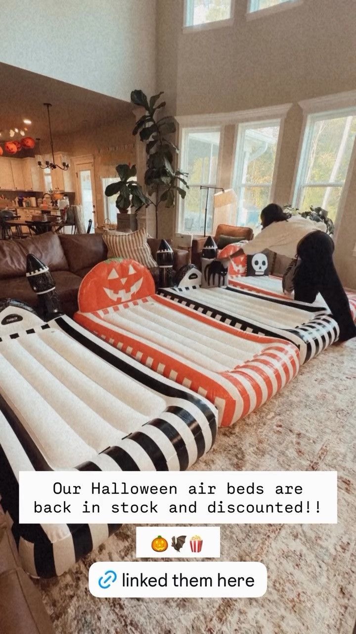 Snag these cutie air beds for spooky movie night run

#LTKSeasonal #LTKmomlife