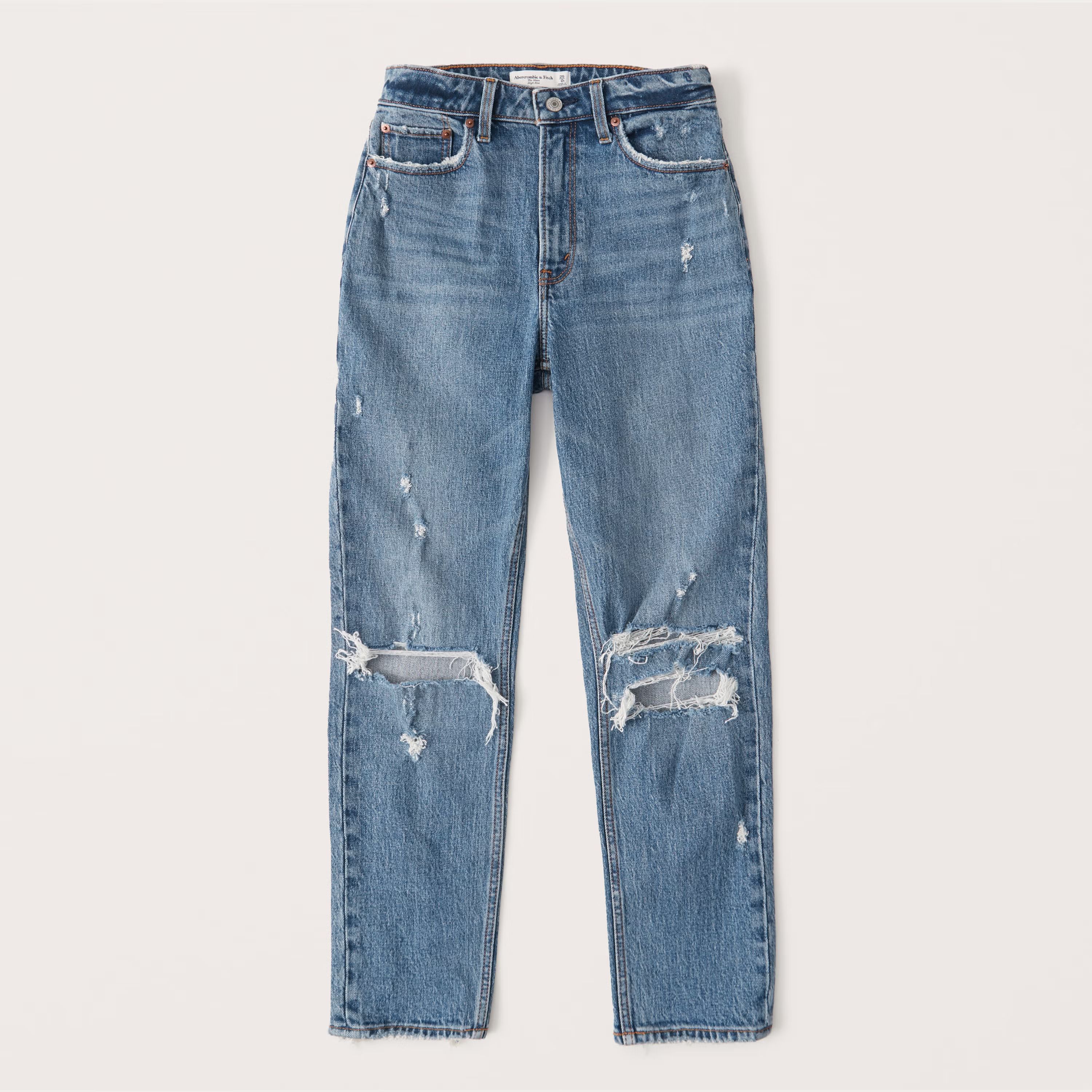 Curve Love High Rise Mom Jeans | Abercrombie & Fitch (US)