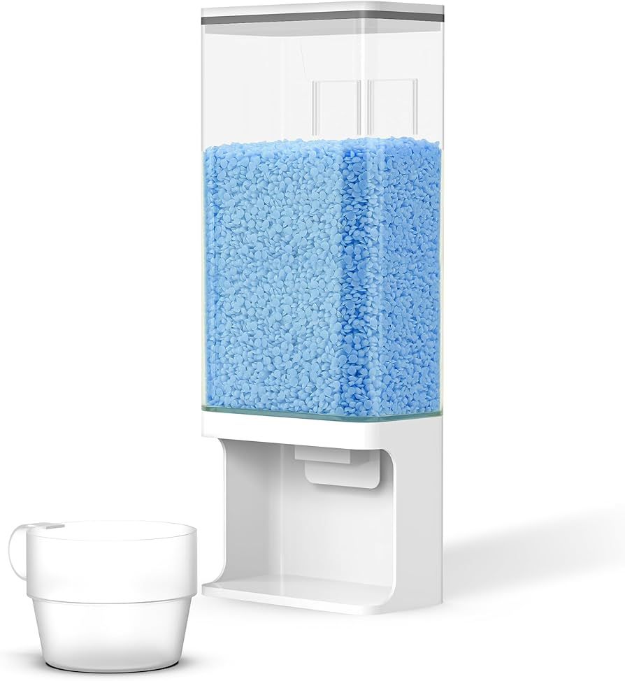 52.5 OZ Laundry Detergent Dispenser/Wall-Mounted Scent Booster Beads Dispenser for Laundry Room S... | Amazon (US)