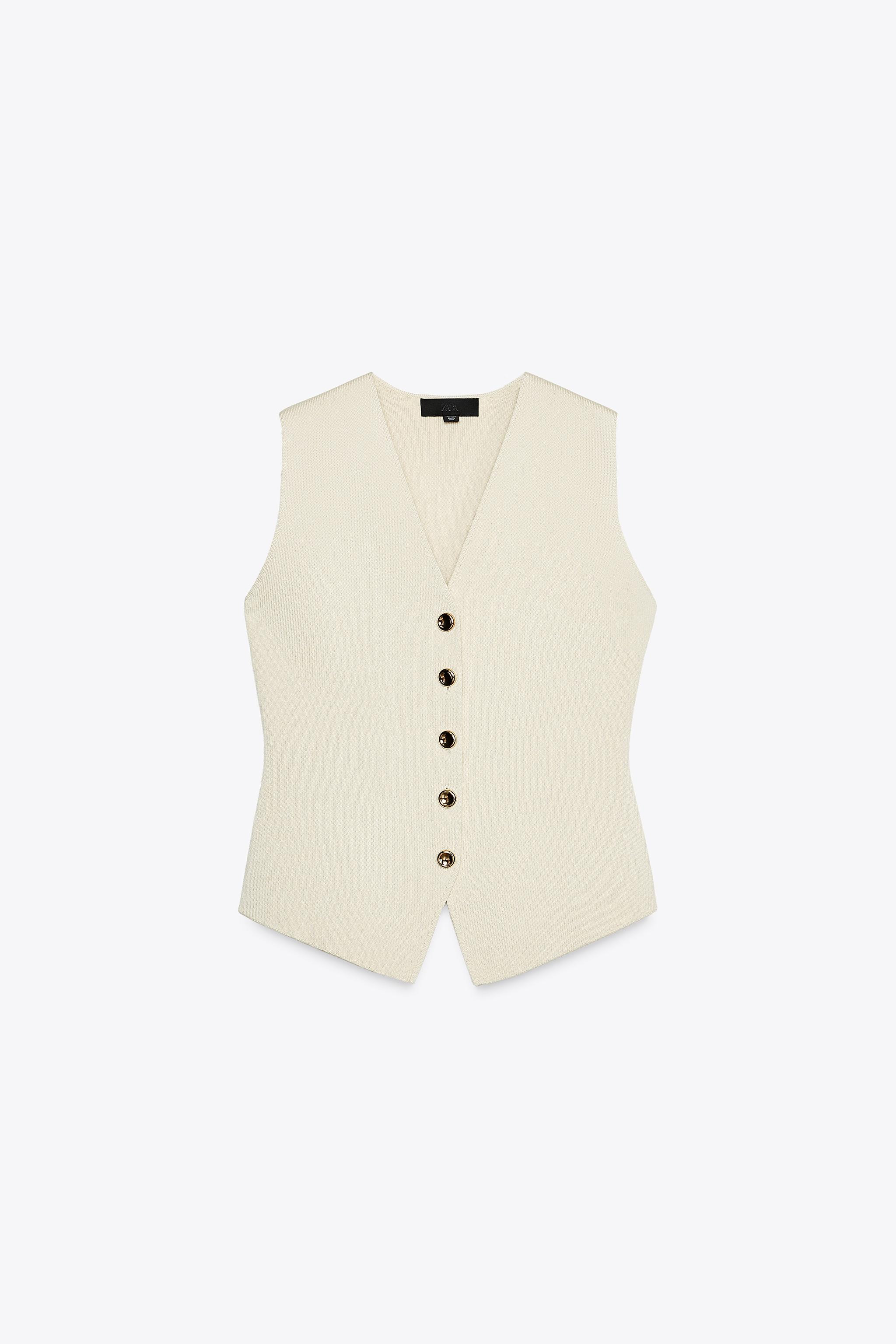SMOOTH KNIT VEST TOP | Zara US