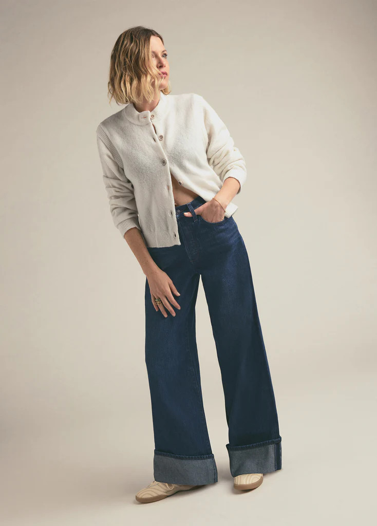 THE MASHA SUPER HIGH RISE CUFFED WIDE LEG SHORTIE | Favorite Daughter