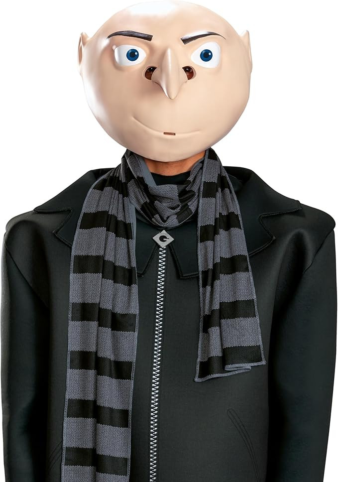 Disguise Gru Deluxe Adult Mask, One Size Adult | Amazon (US)