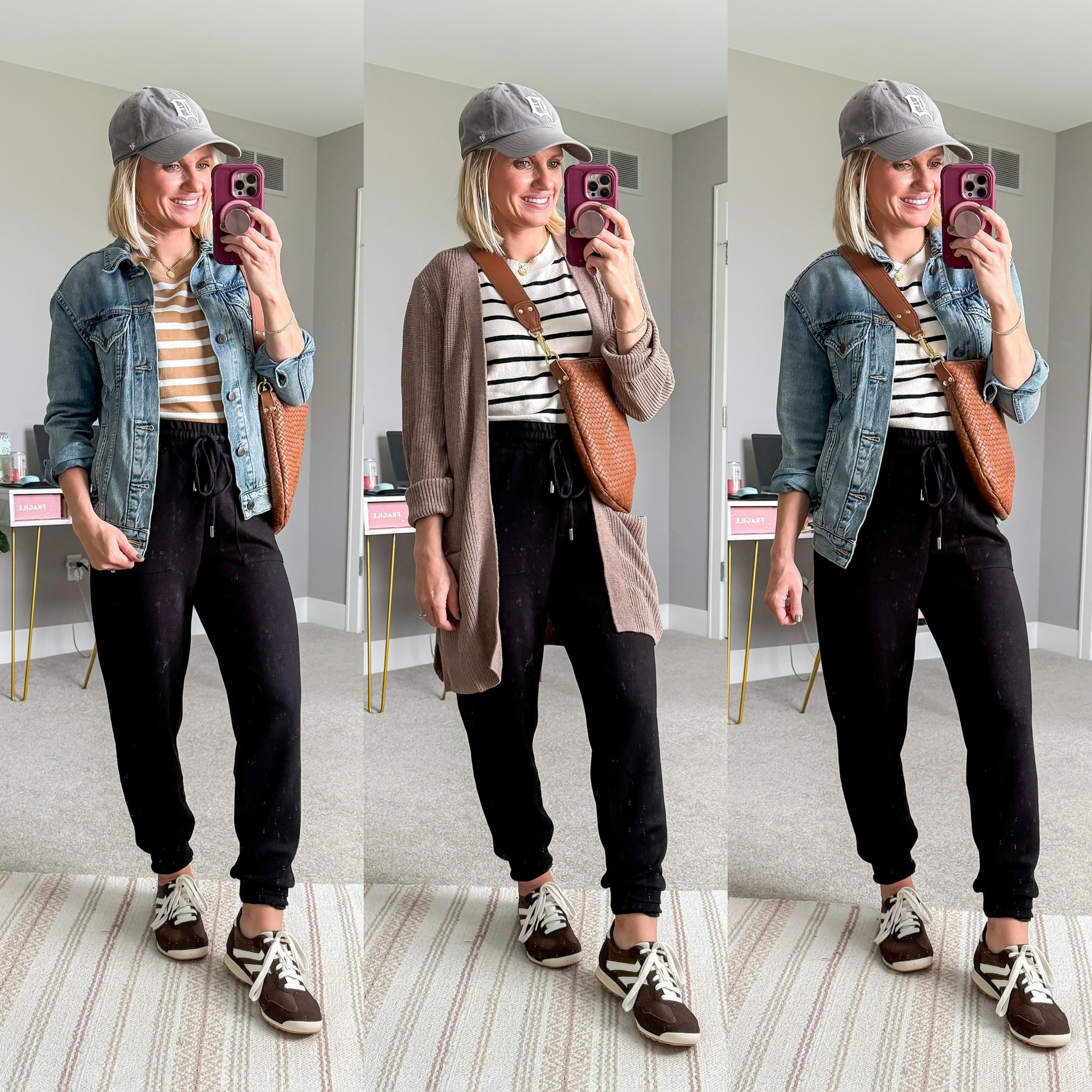Fall outfits with black joggers 

#LTKSeasonal #LTKPetite #LTKOver40