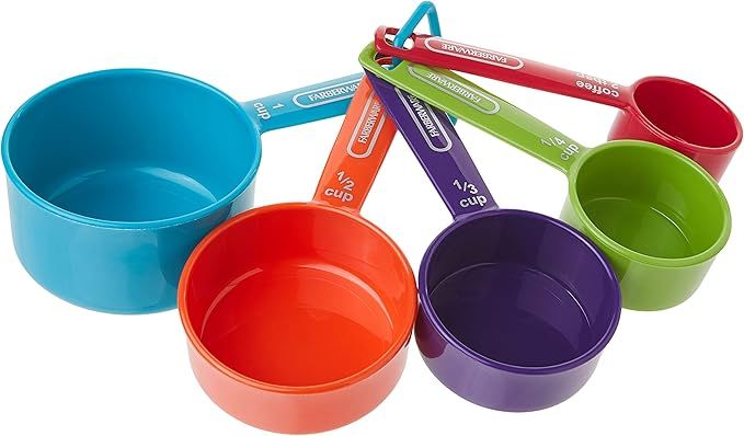 Farberware Professional Plastic Measuring Cups with Coffee Spoon, Set of 5, Colors may vary | Amazon (US)