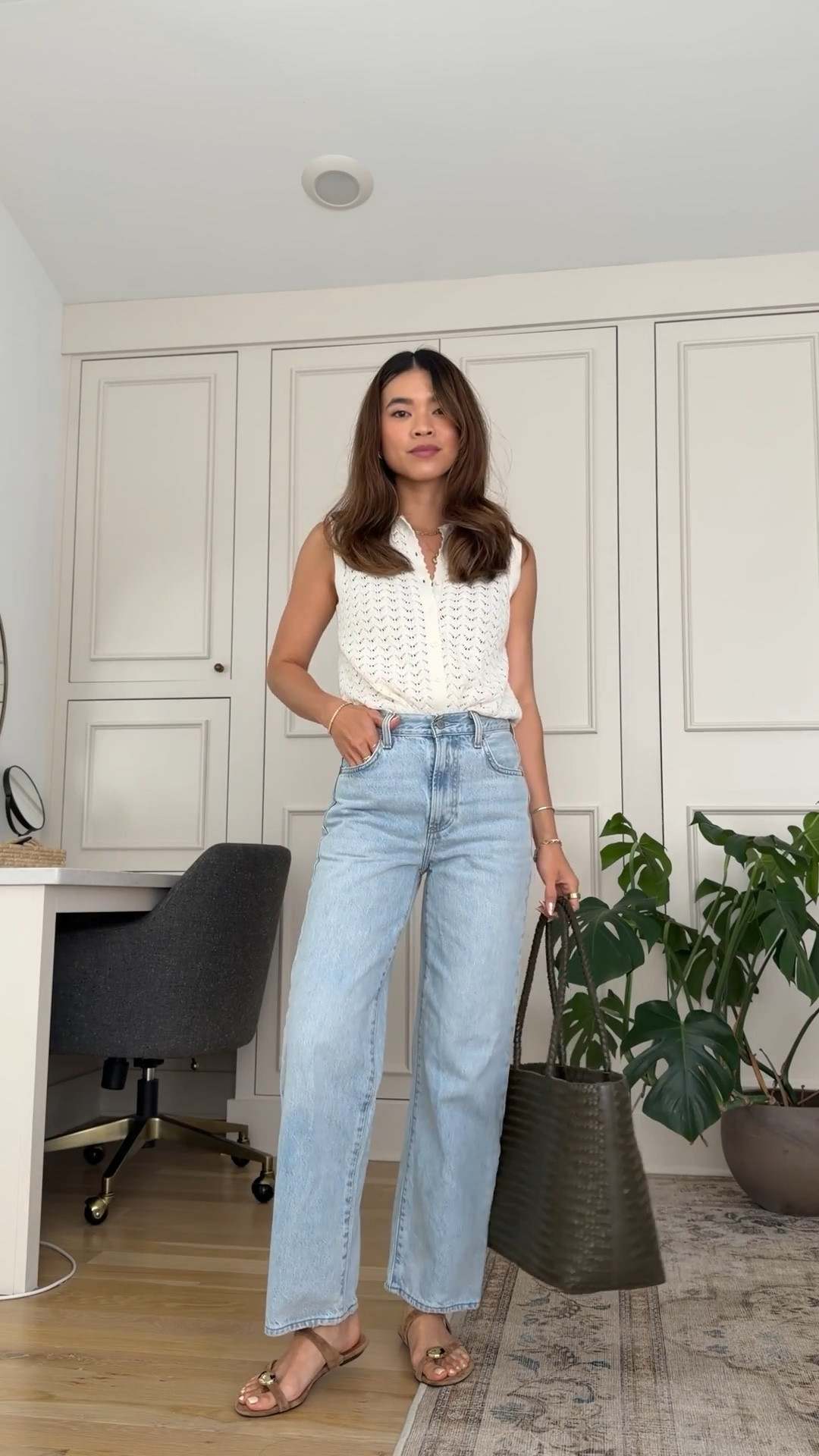 Sizing info:
•White tank size XS 
•Wide leg light wash jeans size 23 in 15 yrs brl thr bleu  

petite fashion, get dressed with me, outfit inspiration, ootd, nashville outfit, Nashville influencer, petite style, vacation style, casual outfits, mom style, petite pants, spring outfits, spring outfit info, spring pants, spring outfit idea, spring top, spring bag, spring tank, spring shoes, summer pants, petite pants, cropped pants, aritzia pants, aritzia jeans, spring jeans, summer jeans, jeans, petite jeans,  

 @Aritzia 

#LTKPetite #LTKootd #LTKSeasonal