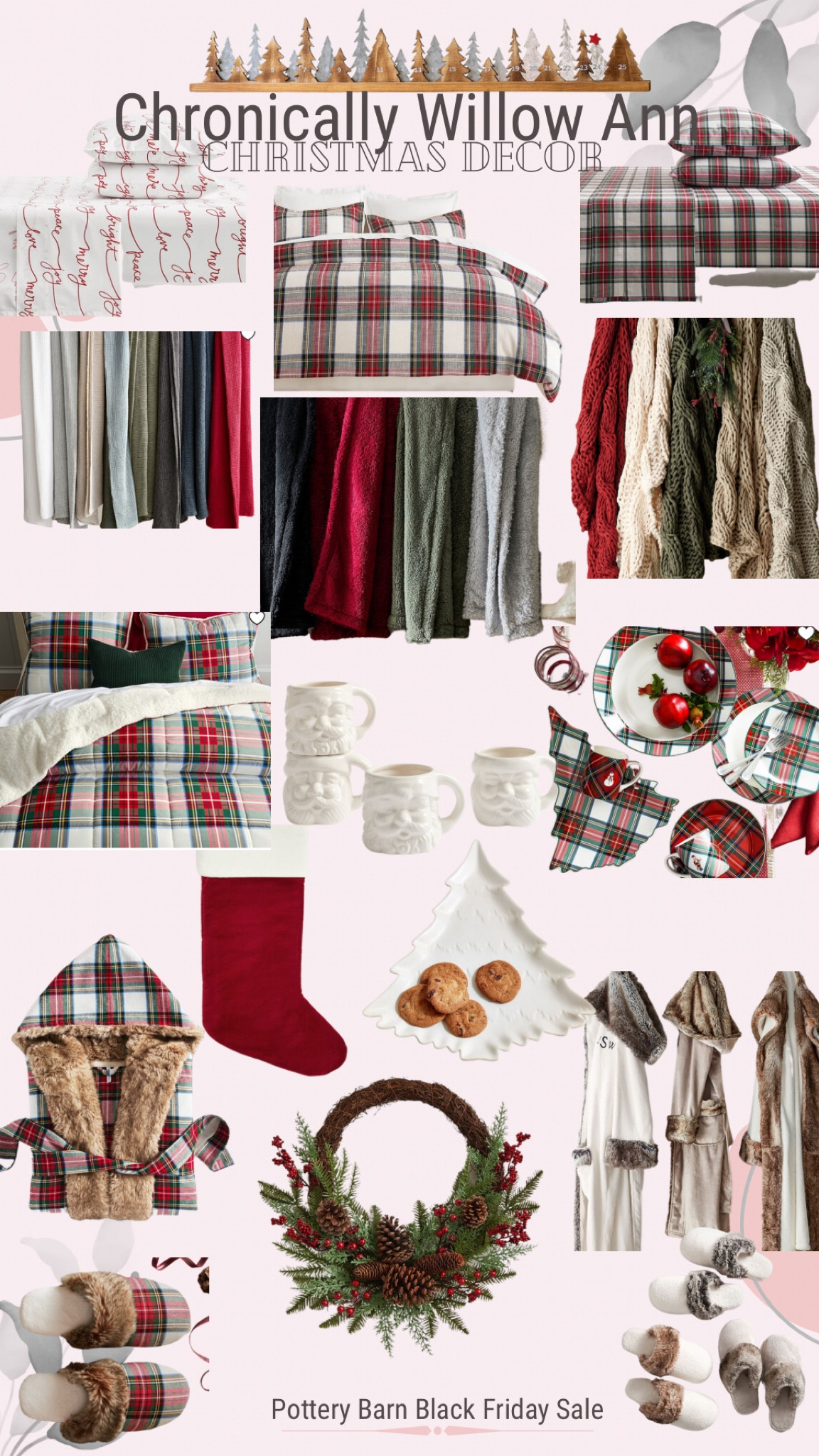 Growing up my mom always had Christmas bedding that she would put on for all of us, I don’t know why but it made everything feel so much more magical! These are all on sale at pottery barn for their early Black Friday sale. Christmas stockings, fur lined robes, cozy bedding, Christmas china. Christmas decor for the home

#LTKHoliday #LTKhome #LTKCyberWeek