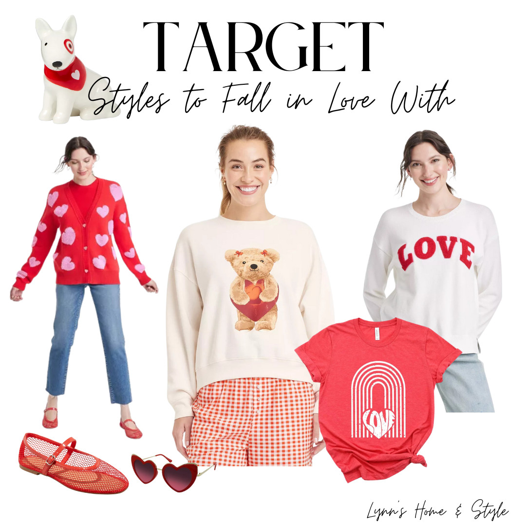Heart-eyed for these Target Valentine's Day outfits! 😍💕 I am loving the teddy bear sweatshirt!  Too cute!


#OOTD #LoveInStyle #TargetFinds #ValentinesDay  

 

#LTKSeasonal #LTKFindsUnder50 #LTKStyleTip