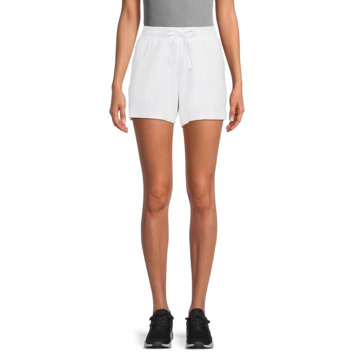 Avia Women's Knit High Rise Shorts With Pull-On Drawstring And Pockets - Walmart.com | Walmart (US)