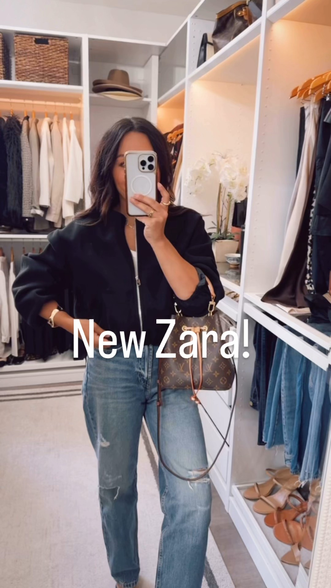 New Zara⭐️
Black bomber and Dresses wearing a medium
Distressed Jeans sized up to a 27
Small in everything else
Dark denim are on sale J.Crew - fit TTS 


#LTKOver40 #LTKStyleTip