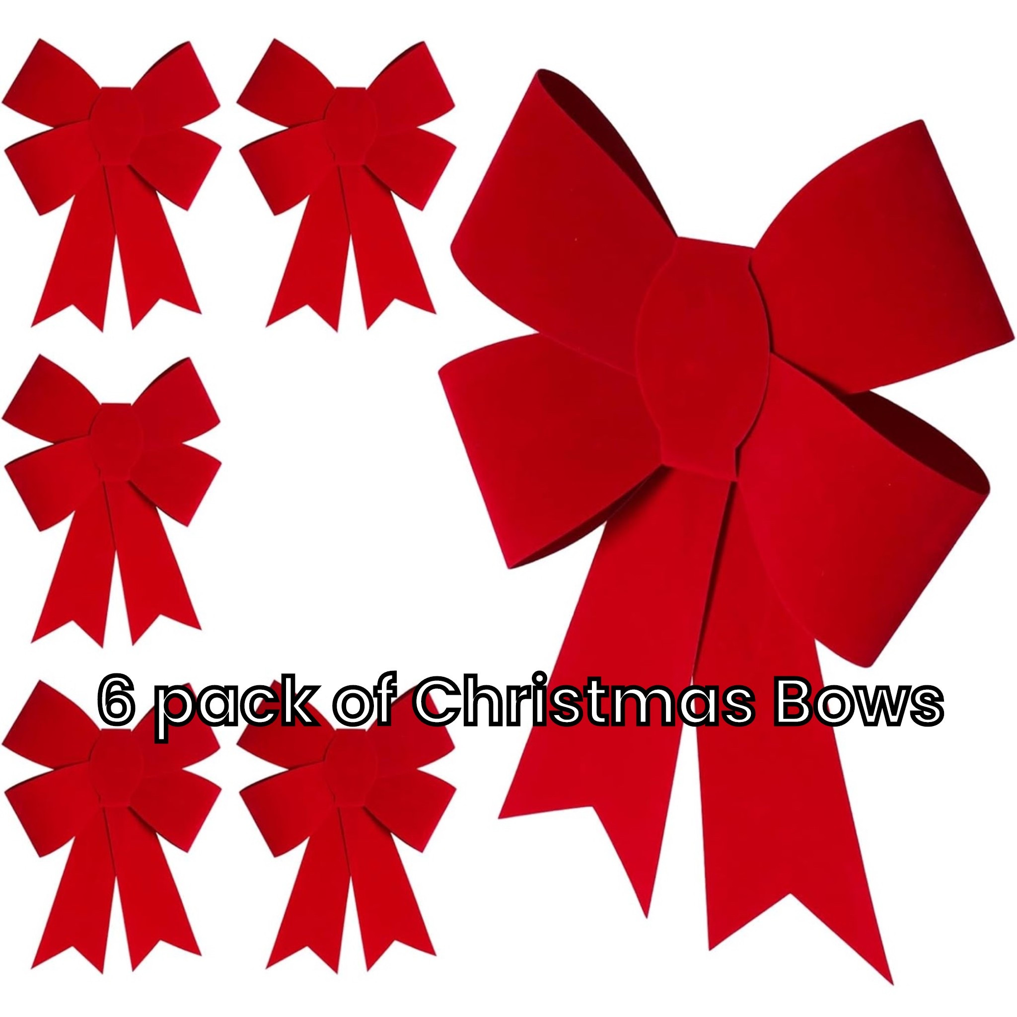 Christmas bows in a pack! 

#LTKHome #LTKSeasonal #LTKHoliday