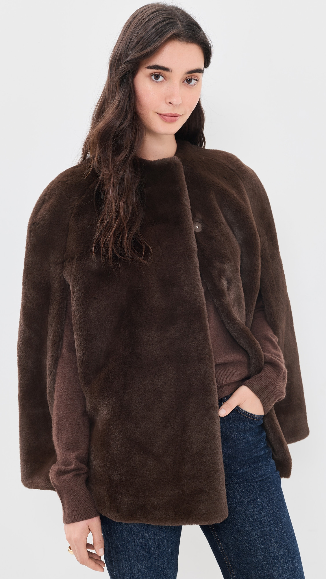 Apparis Sloane Cape Espresso S | Shopbop