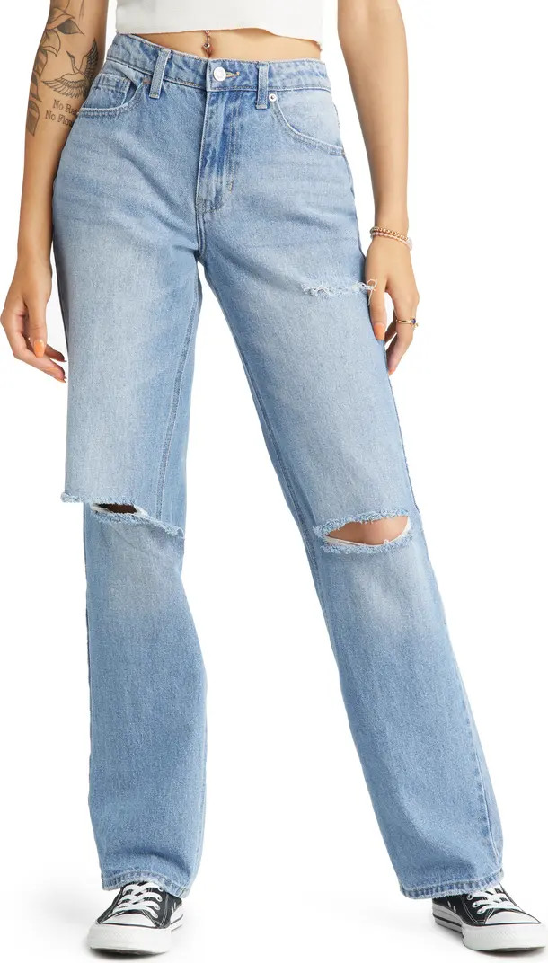 BP. Ripped High Waist Baggy Jeans | Nordstrom | Nordstrom