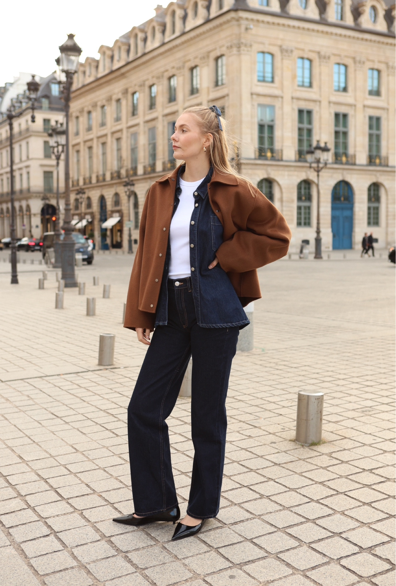 Denim on denim with a hint of burnt caramel 🤎

#LTKstyletip #LTKautumn #FashionMonth