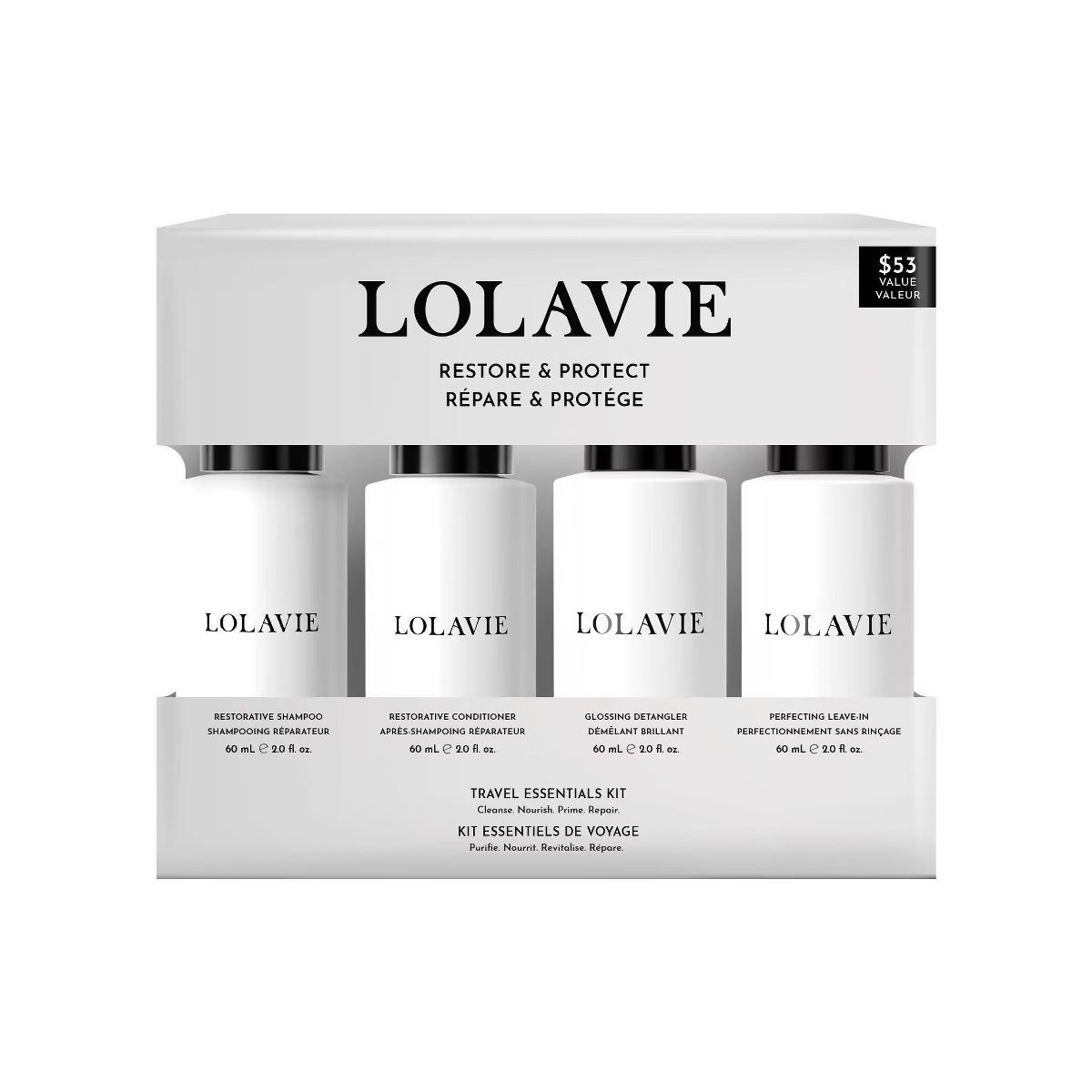 LolaVie Restore & Protect Travel Kit - 4pc - Ulta Beauty | Target