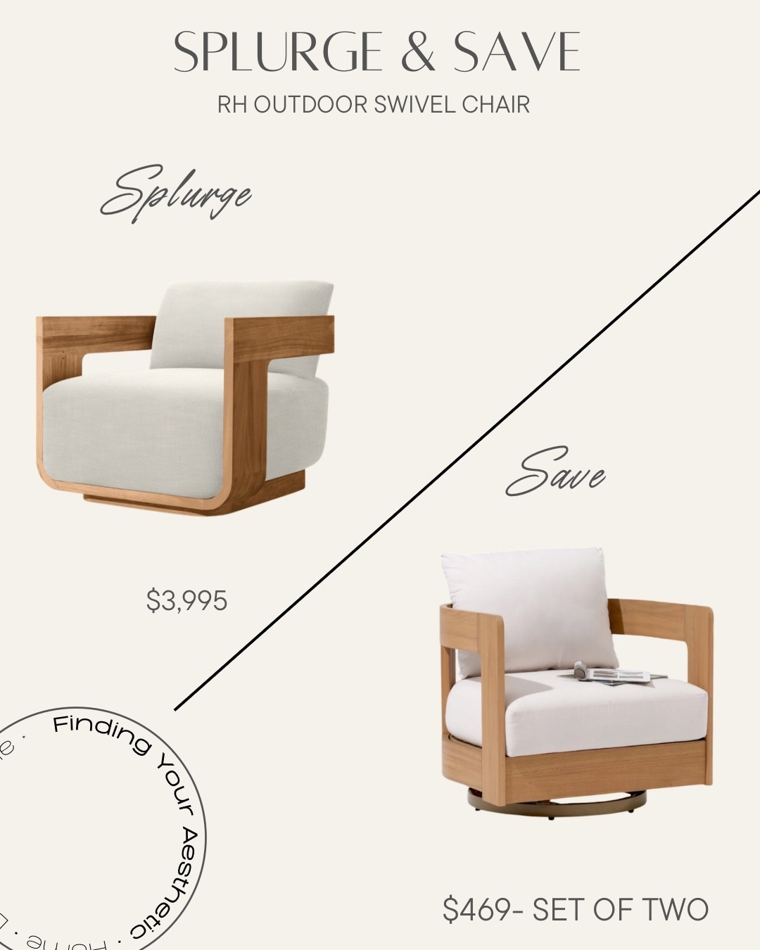 Patio season will be here before you know it - outdoor furniture always sells out early. Get the restoration hardware look for less with this outdoor swivel chair set  

#LTKSaleAlert #LTKSeasonal #LTKHome