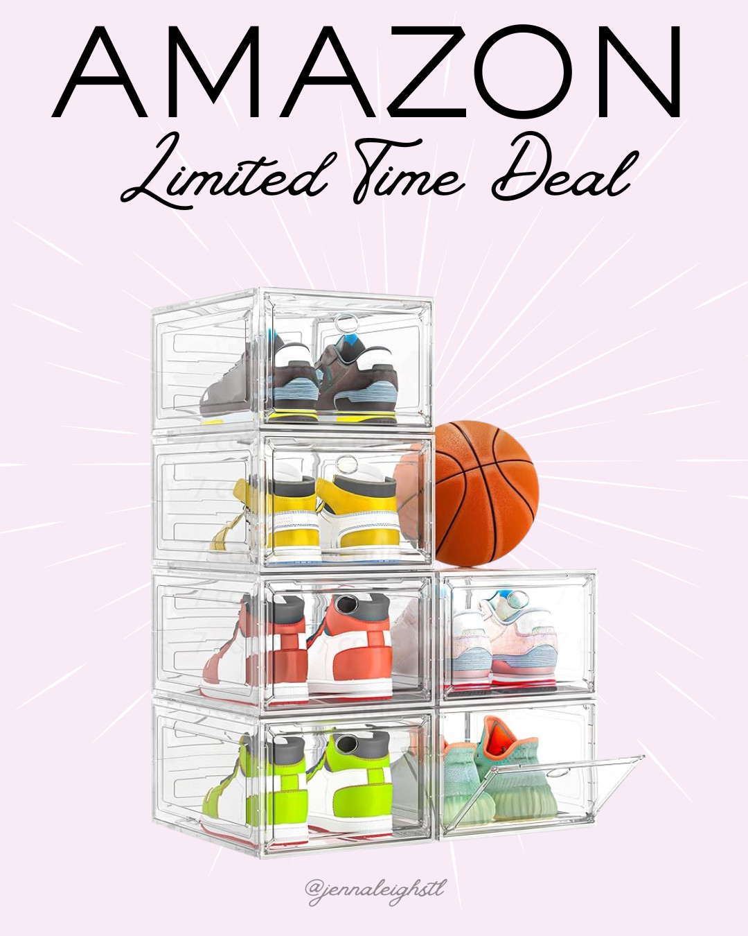 This clear shoe storage organizer with a magnetic door is an Amazon limited time deal with 40% off. A great solution for organizing shoes while keeping them visible and protected. 

 #LTKHome #LTKSaleAlert #LTKFindsUnder50