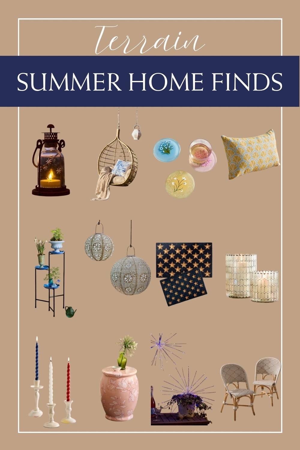 Check out these new and trending home finds from Terrain to brighten up your summer spaces! ☀️🍉⛱️🌊🐚

#LTKHome #LTKSeasonal