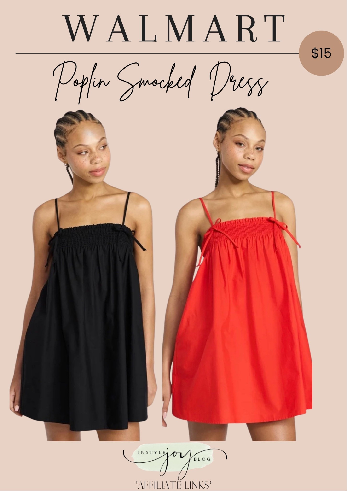Walmart No Boundaries Cotton Poplin Smocked Mini Dress with Tie Straps, Women's XXS-XXL

Wedding guest dress summer, beach, vacation dress, date night, Fourth of July dress, church dress, 2026 fashion, summer dresses, country concert outfits ￼

#LTKootd #LTKSeasonal #LTKTravel