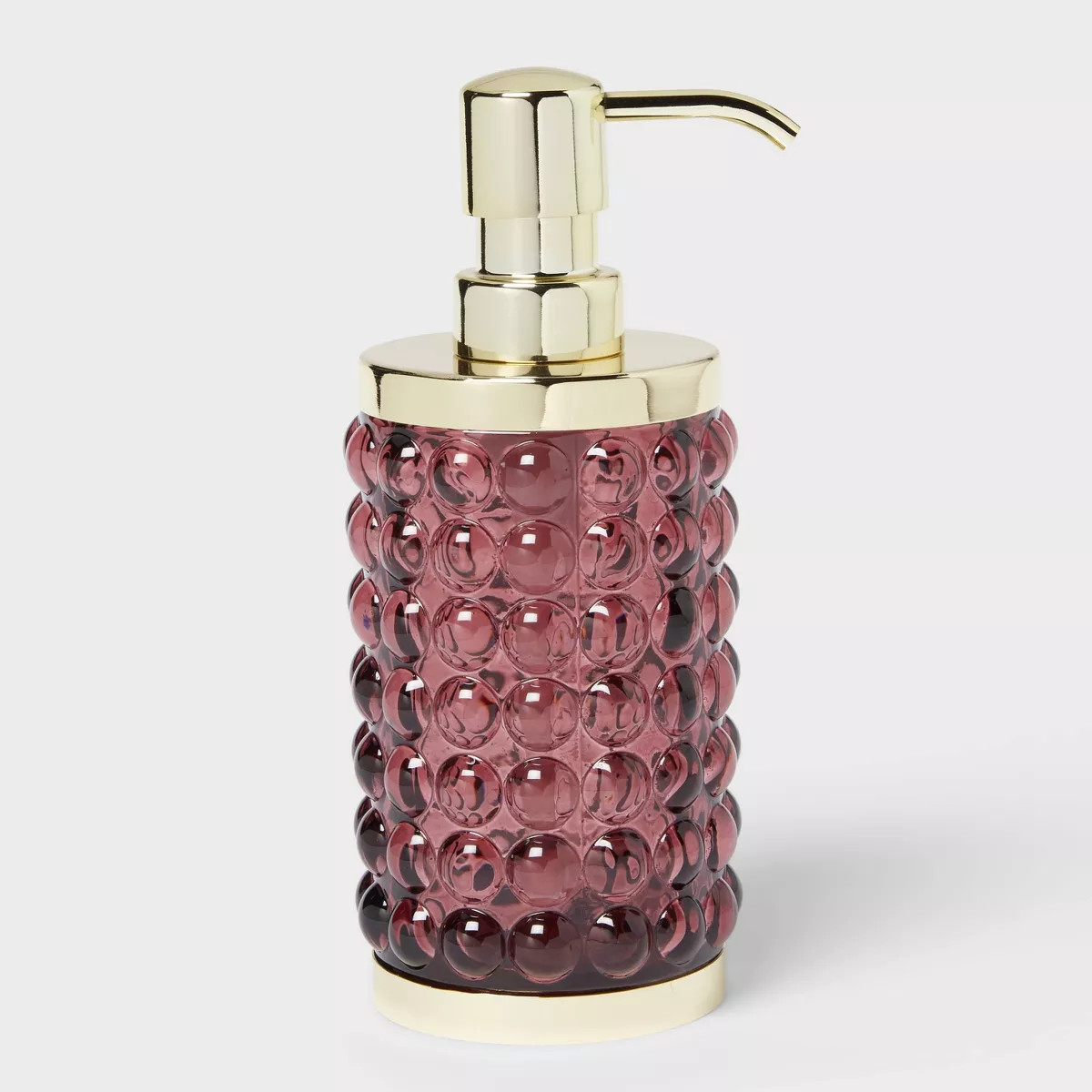 Textured Glass Soap Pump Mulberry - Threshold™ | Target