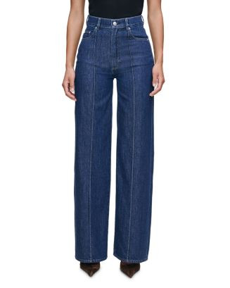 Hepburn Aura High Rise Wide Leg Jeans in Inkwell | Bloomingdale's (AU)