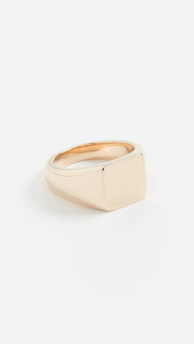 Square Signet Pinky Ring | Shopbop