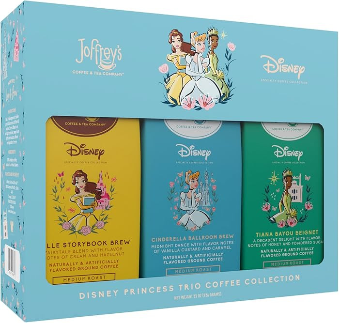 Joffrey's Coffee - Disney Princess Trio Coffee Collection, Disney Specialty, Flavored, Arabica Gr... | Amazon (US)
