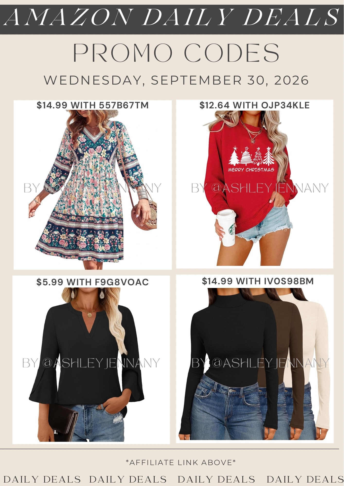 Amazon deals

#LTKMidsize #LTKSaleAlert #LTKSeasonal