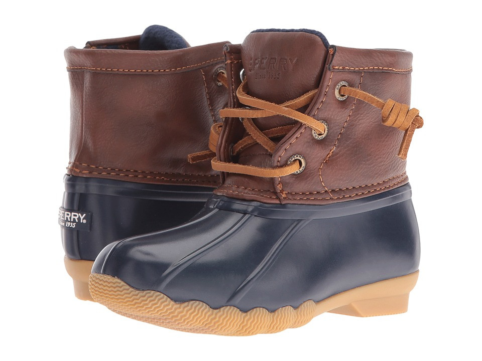 Sperry Kids - Saltwater Boot (Toddler/Little Kid) (Navy) Kids Shoes | Zappos