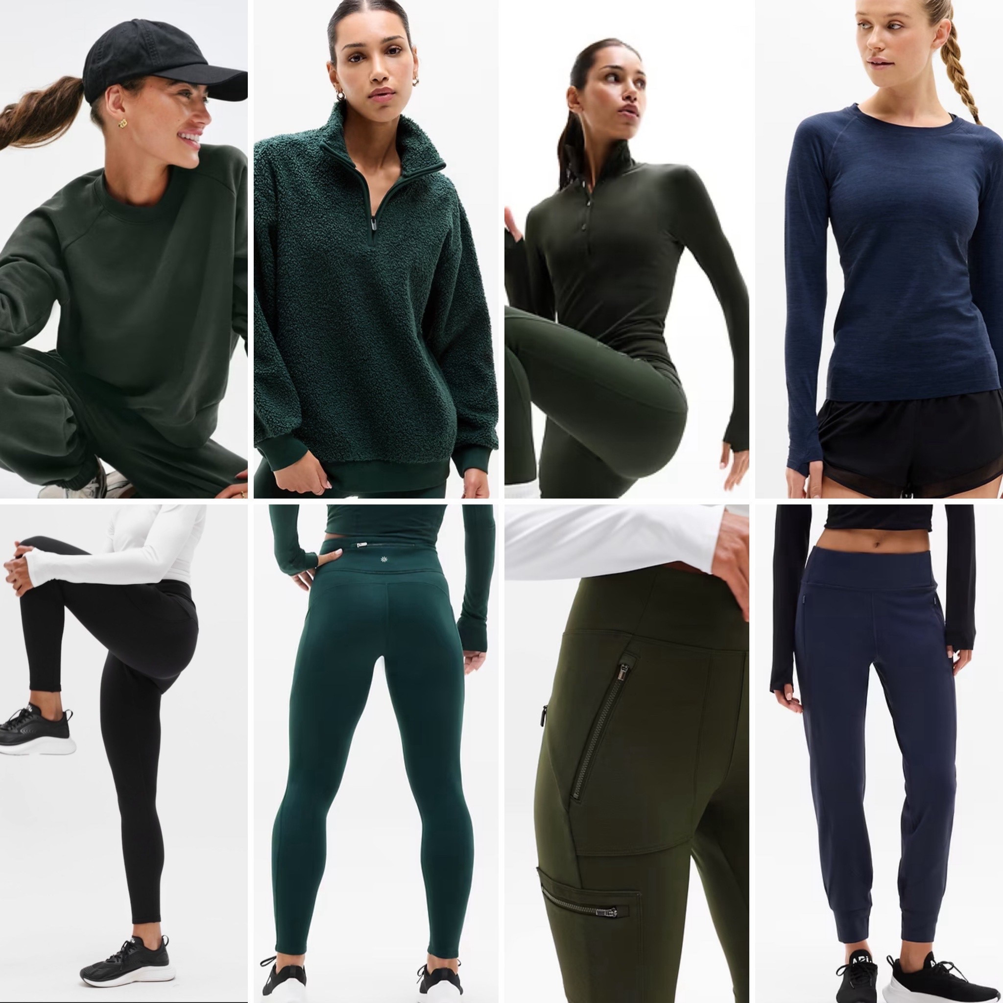 What I’m ordering for 30% off from #athleta for fall/winter. Nov 1-3 only use code CARD30 (must pay with your GAP Inc card) Cold weather clothes are all about warmer leggings and pullovers. I’m a sucker for a 1/4 zip! Here’s my picks and I’m forever loving these new greens! #athleta #leggings #fall #winter #womensathleticwear #womenscasualclothes 

#LTKActive #LTKOver40 #LTKSeasonal