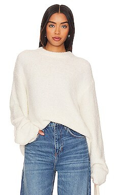PISTOLA Alpine Cozy Crew Neck Sweater in Ivory from Revolve.com | Revolve Clothing (Global)