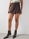 Mango Wrapped Skort - Brown | Very (UK)