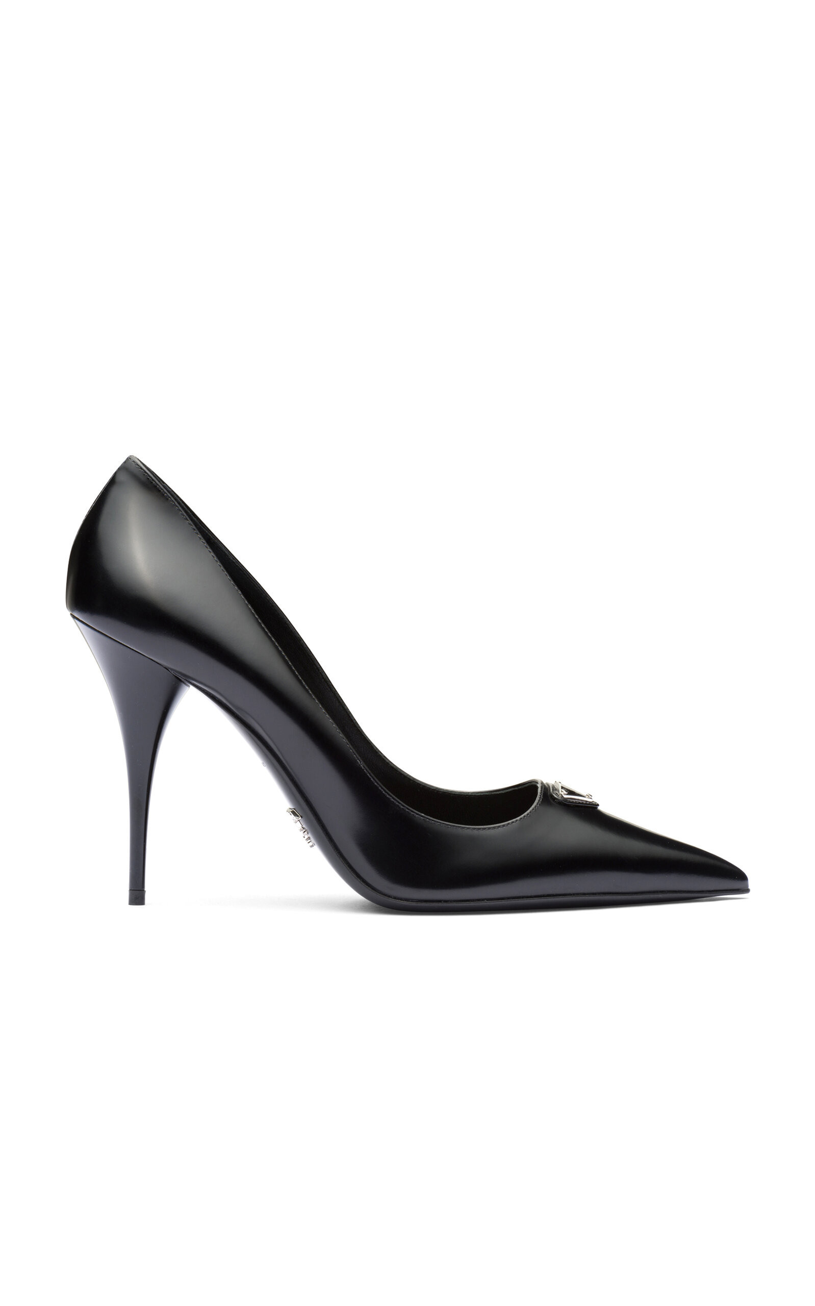 Prada - Leather Pumps - Black - IT 38.5 - Moda Operandi | Moda Operandi (Global)