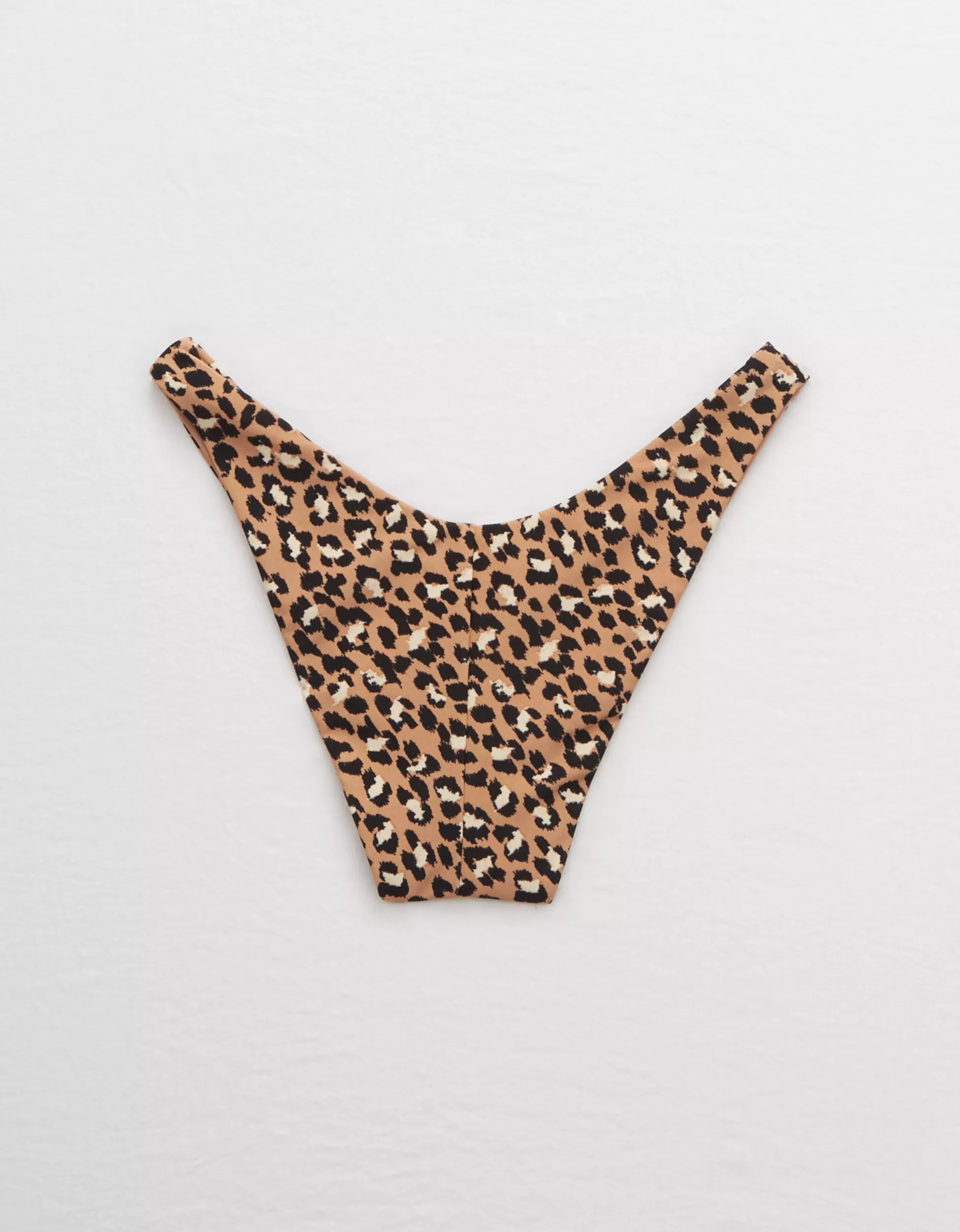 Aerie Leopard Super High Cut Cheekiest Bikini Bottom | American Eagle Outfitters (US & CA)