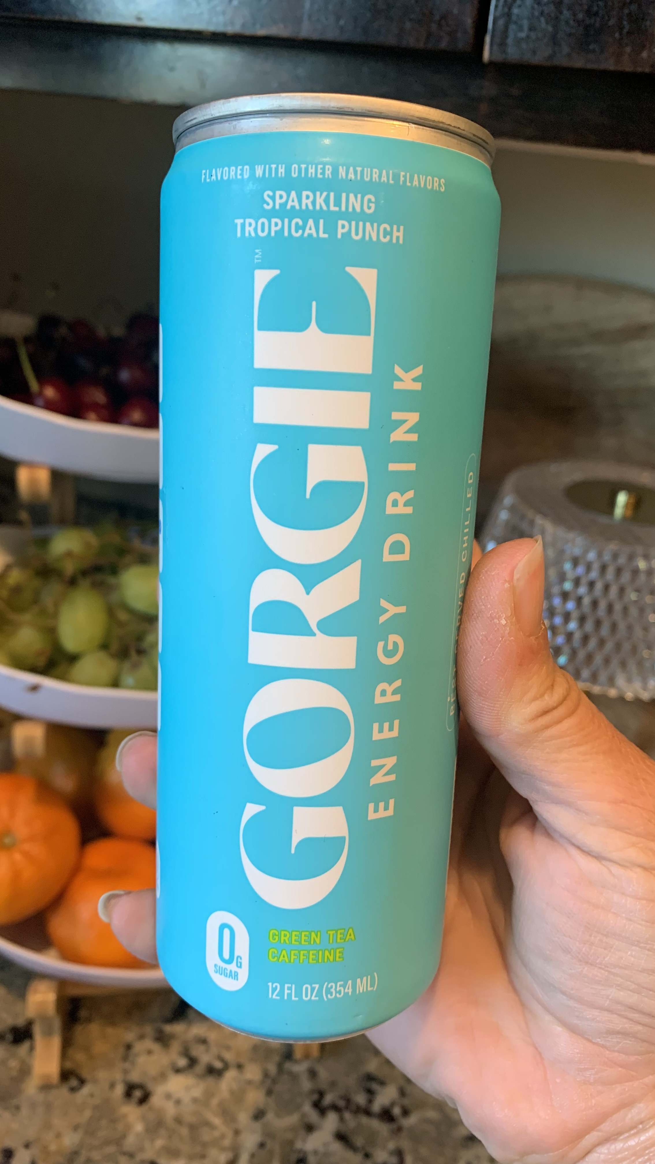 my new favorite afternoon pick me up - light and refreshing made with green tea caffeine and all of the flavors are so yummy! This one is tropical punch 🍍🍒🥭🥥🍹  #energydrink #gorgie

#LTKGiftGuide #LTKSummerEdit #LTKParties