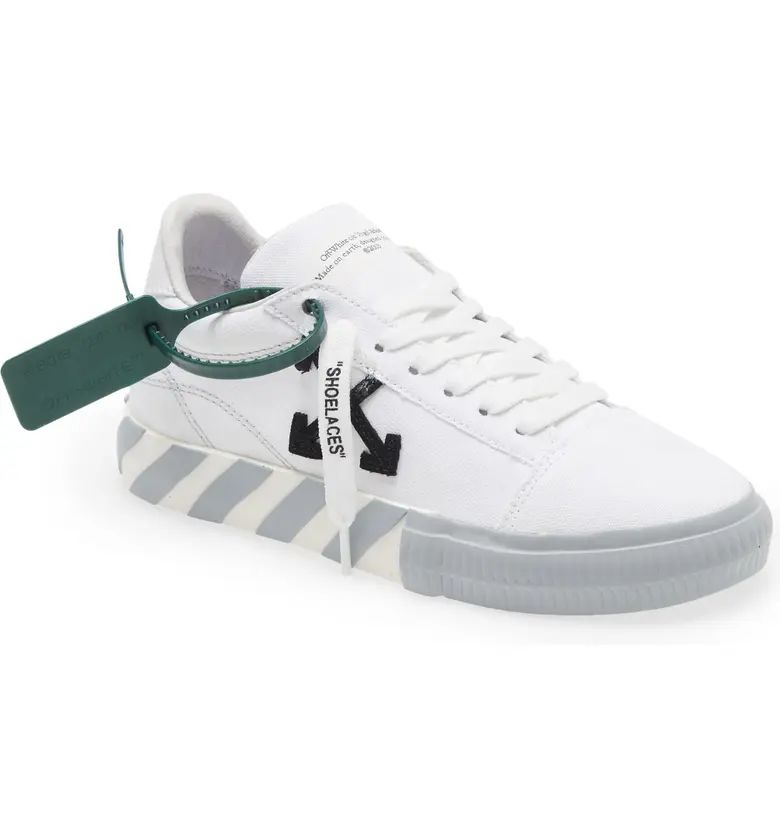 Off-White Eco Canvas Vulcanized Low Top Sneaker | Nordstrom | Nordstrom