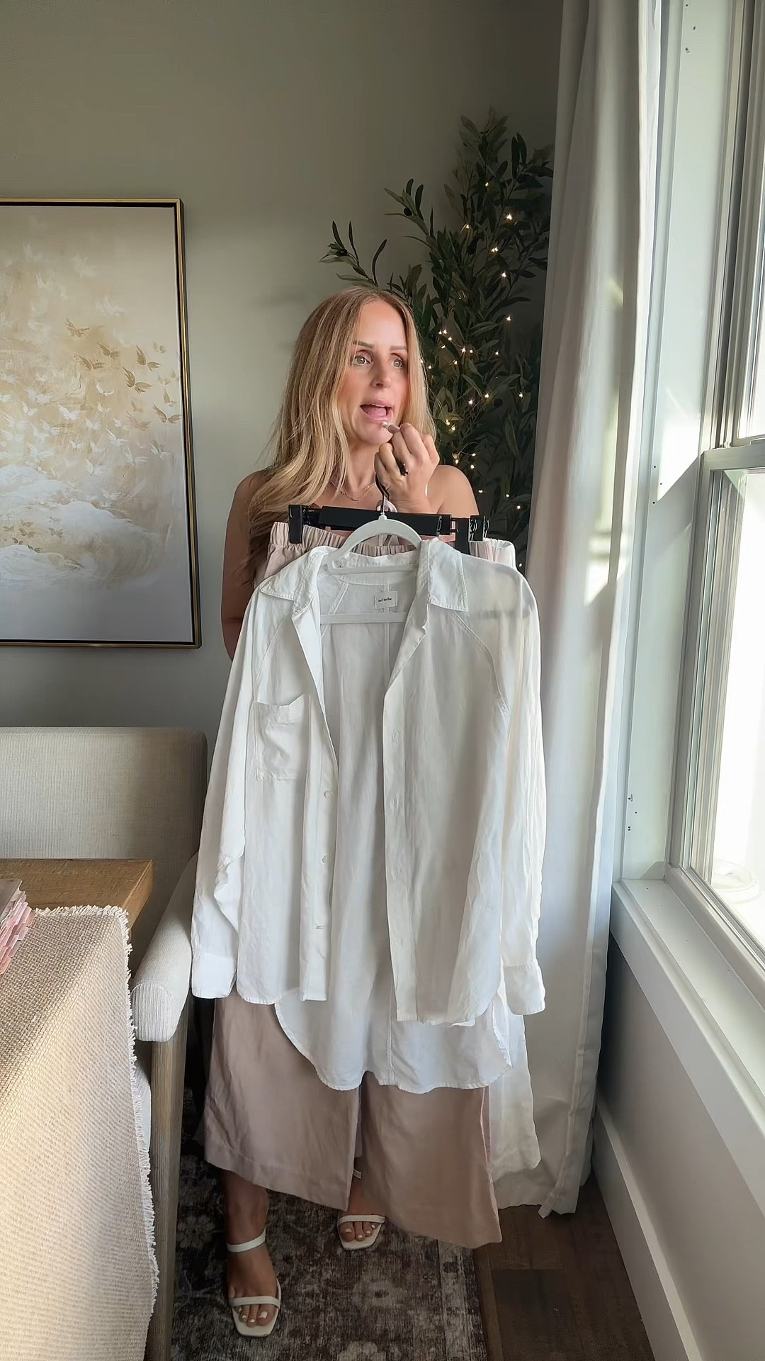 I’m determined to dress and feel good in my 40’s!! It’s almost linen season BABYYY! Let’s gooooo! #vacationoutfit I’m 5’2 and wearing small I’m top and bottoms! 


#linenoutfit
#linenpants
#linentop
#matchingsetstyle
#effortlessstyle
#elevatedcasual
#neutralstyle
#minimaloutfit
#springoutfits
#springstyle2026
#summerstyleinspo
#vacationoutfits
#resortwearstyle
#beachvacationstyle
#whattoweartoday
#ootdinspo

#LTKSeasonal #LTKmomlife #LTKOver40