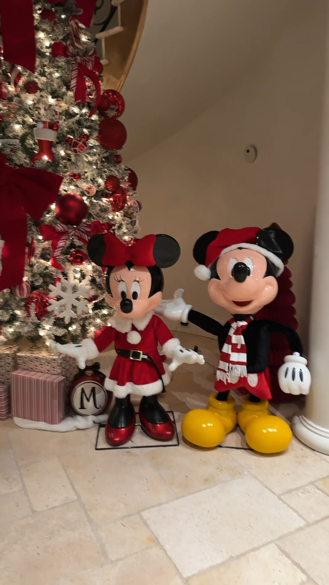 Holiday Micky and Minnie. They’re motion activated to talk and sing a holiday song. 

#LTKHoliday #LTKKids