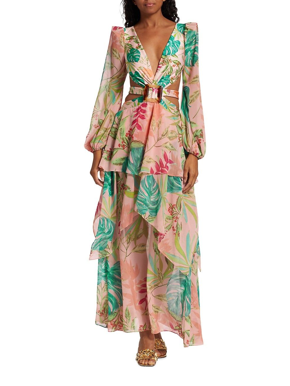 Tropicalia Cut-Out Maxi Dress | Saks Fifth Avenue