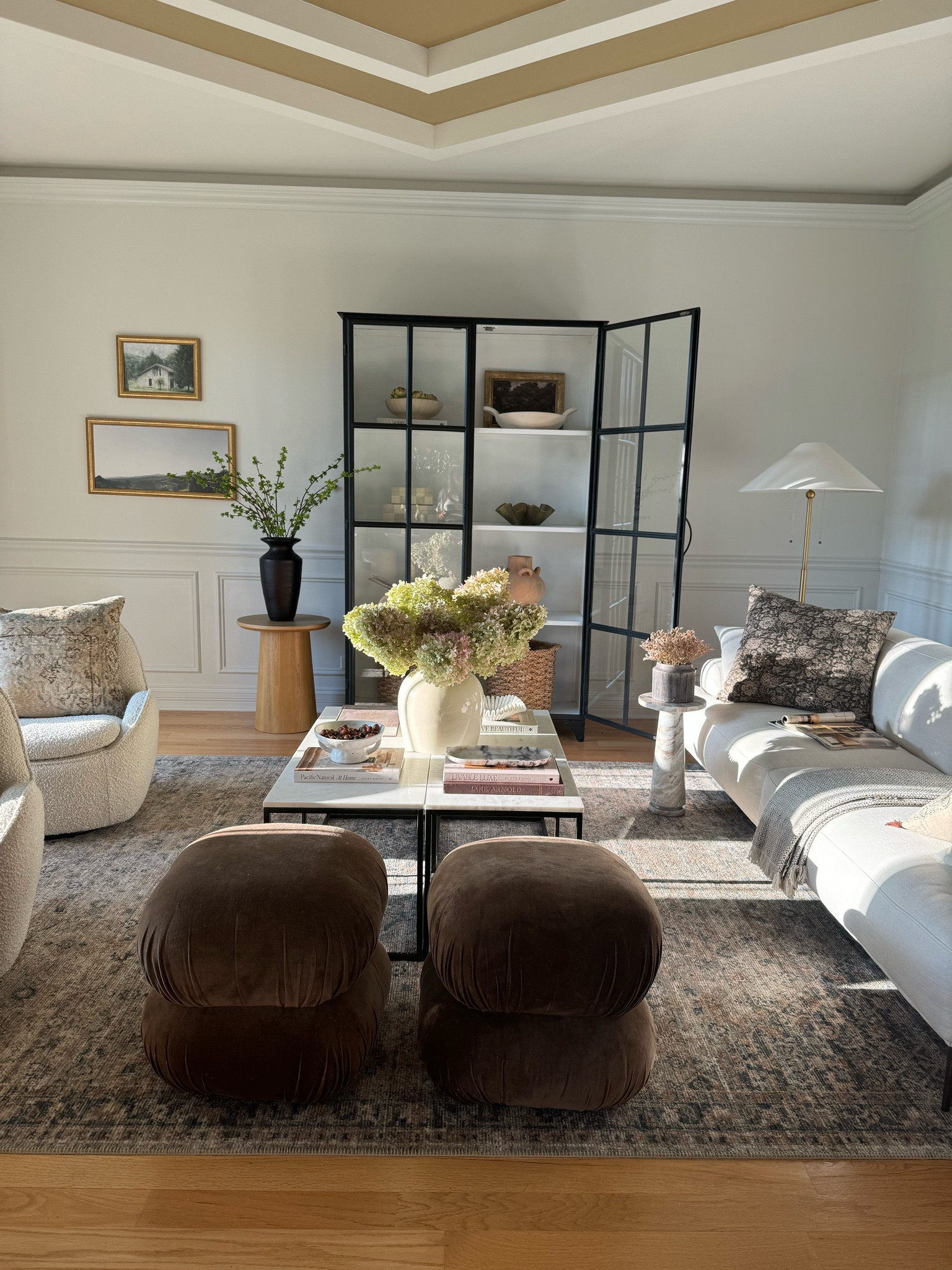 Living room views! Added these beautiful ottomans in rich brown color and couldn’t love them more. 

#LTKFallSale #LTKHome #LTKStyleTip