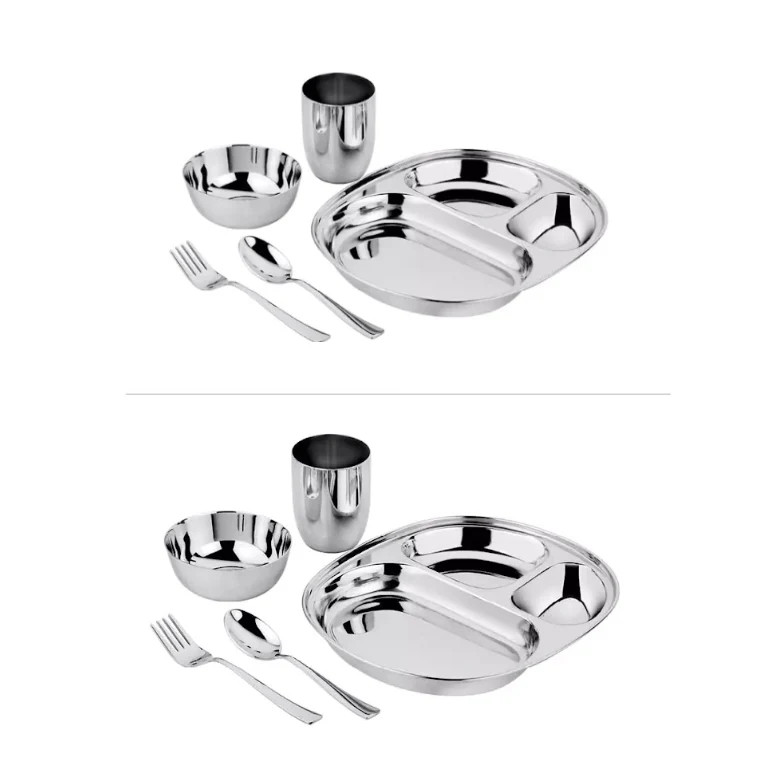 Stainless Steel Dish Set for Toddlers & Kids - Classic Bundle | Ahimsa Kids