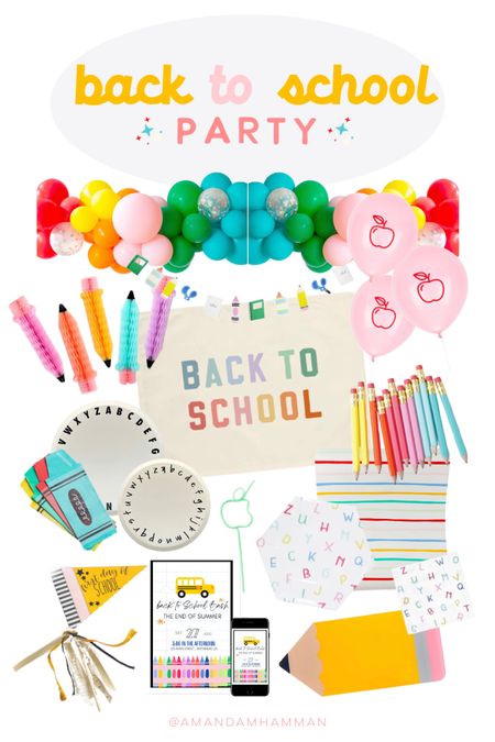 Back to school party #backtoschool #school #party 

#LTKfamily #LTKBacktoSchool #LTKkids
